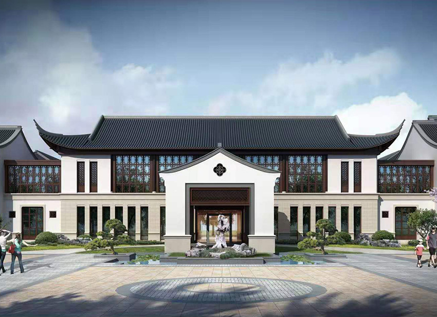 古建鋼構(gòu)幕墻工程